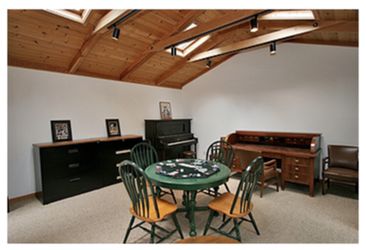 Antique Roll top Bankers Desk