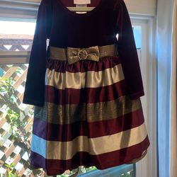 Bonnie Baby 24M Maroon Dress