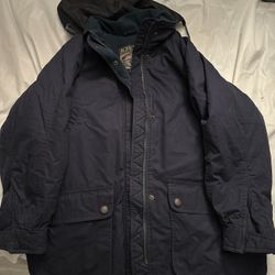 Pacific Trail Vintage Green Jacket Flannel Lined Coat Mens Size L