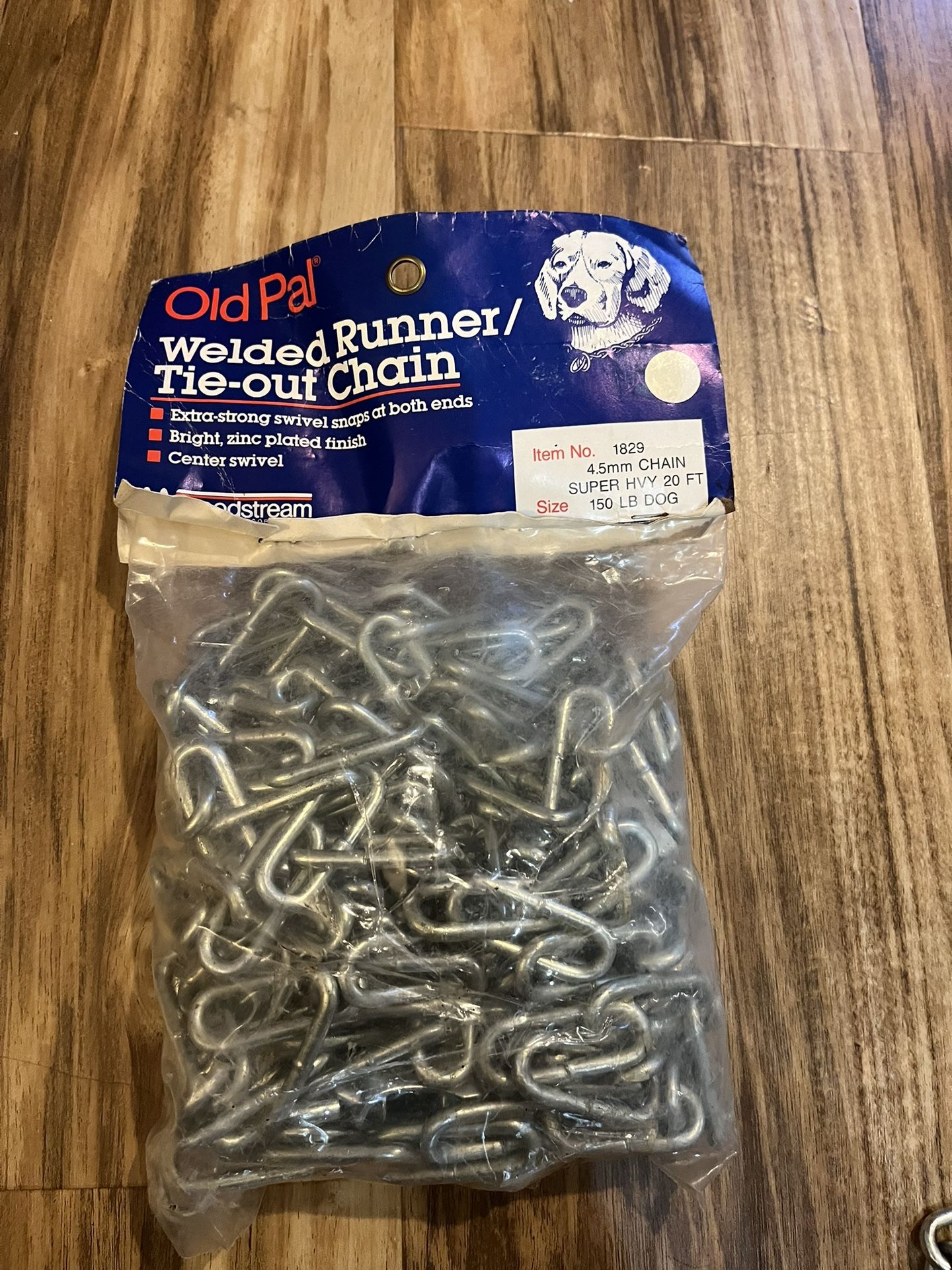 (3) 20FT Dog Chains With Clips