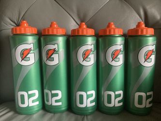 Gatorade Water Bottle 5 Pack Brand New 32oz