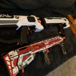 Nerf Rival/Nerf X-shot Lot Plus Magazines And Ammo