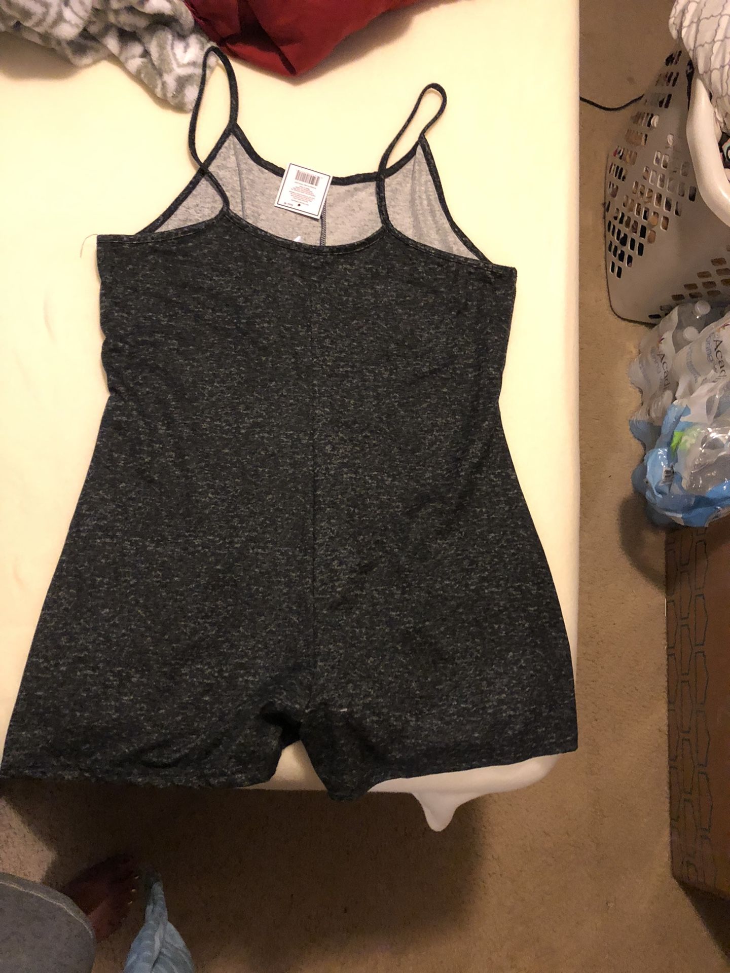 Romper Medium Soft Grey Brand New