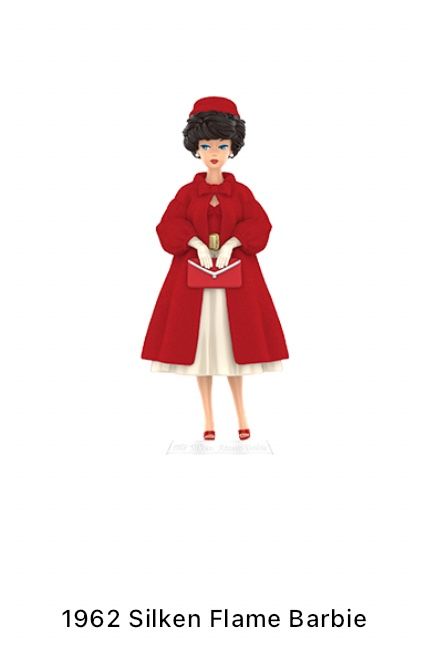 Barbie Style Icon Figure 1962 Silken Flame Barbie