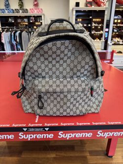 Gucci GG Canvas Backpack 