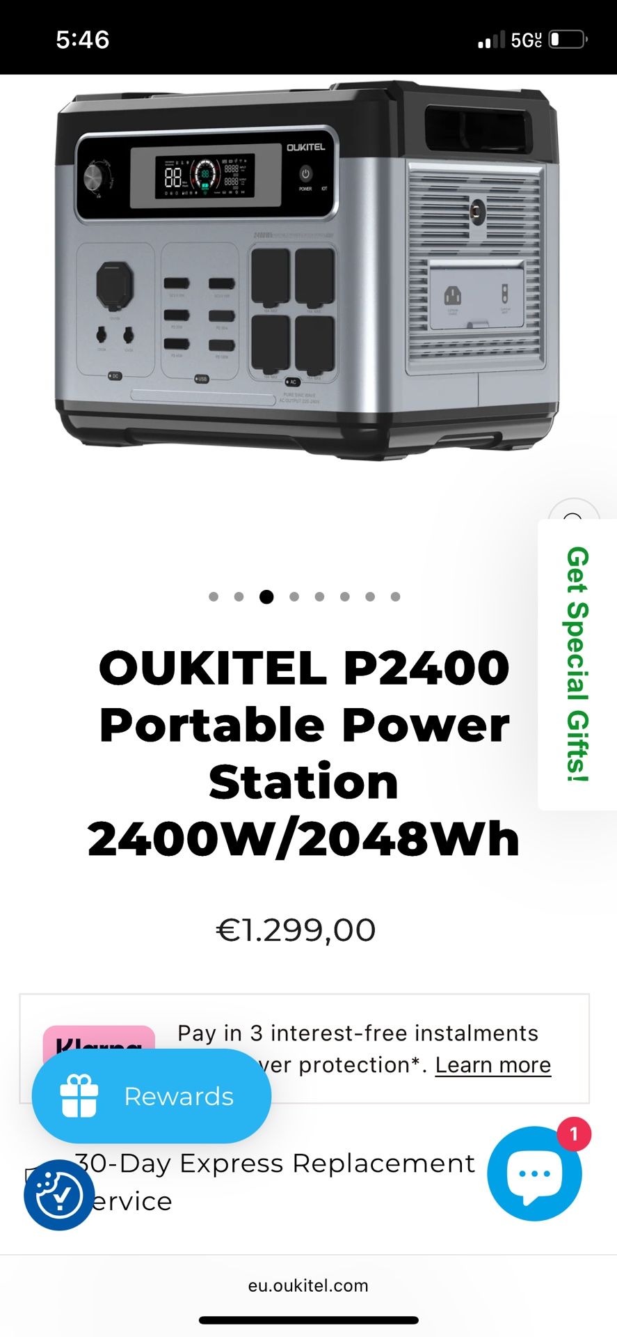 OUKITEL P2400 Portable Power