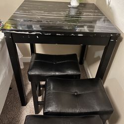 Small Dining Table 4 Chairs 