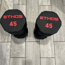 Ethos Rubber Hex Dumbbell