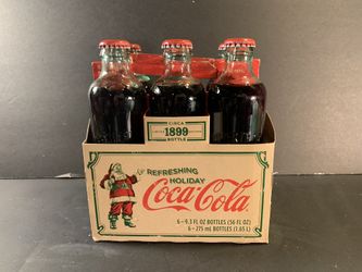 COCA-COLA 1899 Limited-Edition Glass-Bottle Six-Pack Replica