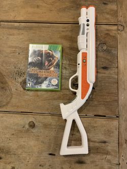 Xbox 360 cabelas hunting gun