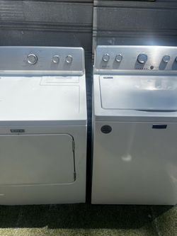 Maytag centennial commercial technology washer and gas dryer set