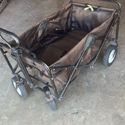 Brown Folding Wagon 