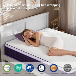 12” Full Size Hybrid Memory Foam Mattress