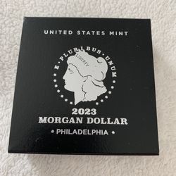 2023 Morgan Silver Dollar Philadelphia BU With COA