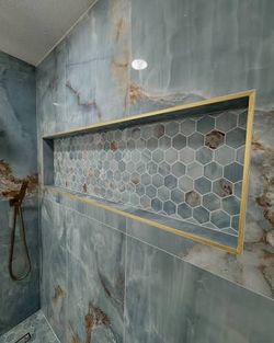 Blue Green azul Tile Marble Vita Bella 12x24 Box 9pcs