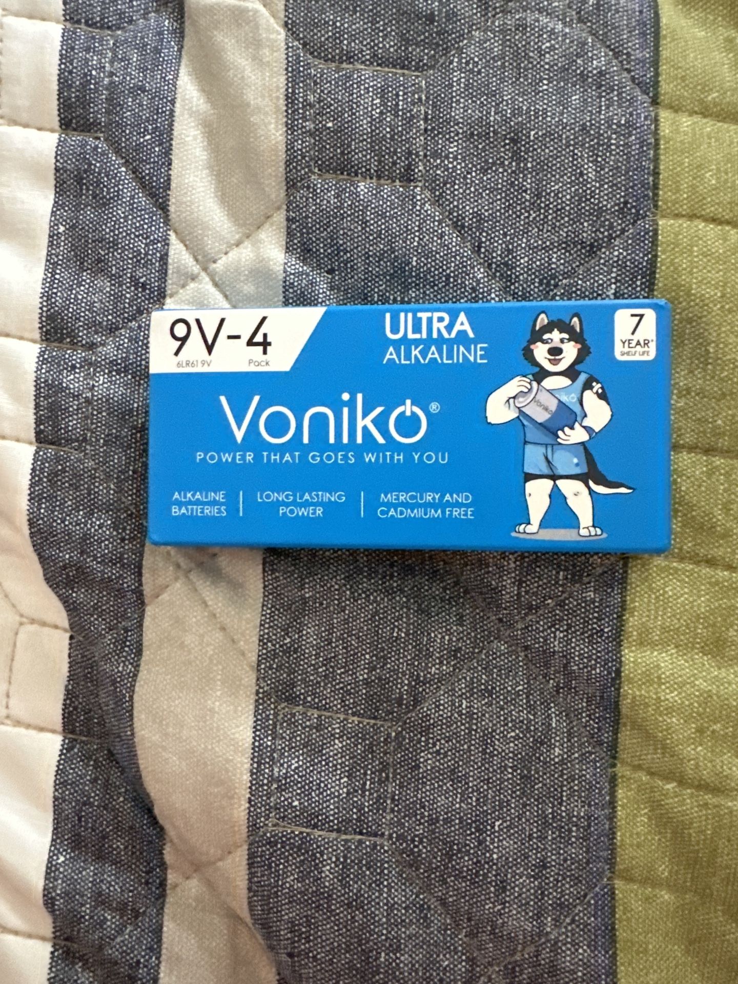 New Voniko 9V-4 Ultra Alkaline Batteries