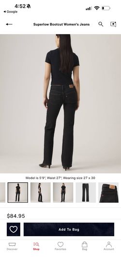 Levi’s Superlow bootcut jeans
