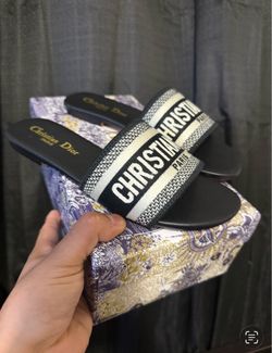 Christian Dior Paris Slide Sandals Size 9 EU 39