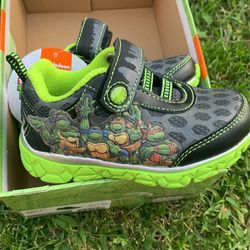 Ninja Turtle Toddler Shoes Size 7