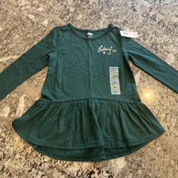 Toddler Girl Christmas Shirt Size 4T