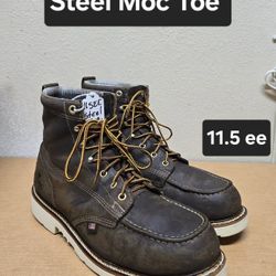 Thorogood Work Boot Size 11.5 ee STEEL MOC TOE 