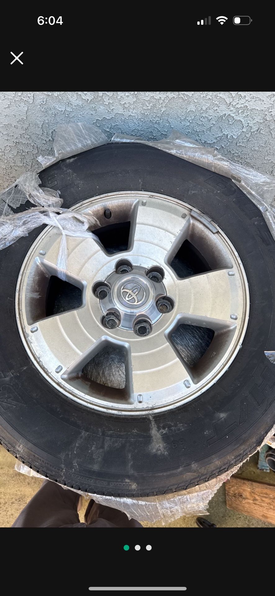 Set A Four Toyota 4 Runner Wheels And Tires 17”