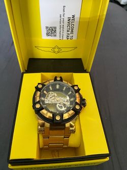 Invicta Bolt Phantom Automatic Men's Watch - 52mm, Gold (49058)