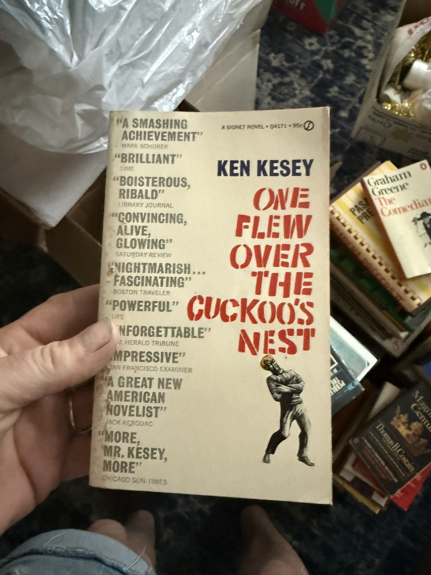 Ken Kesey Signet 1970s paperback -One Flew Over The Cuckoo's Nest