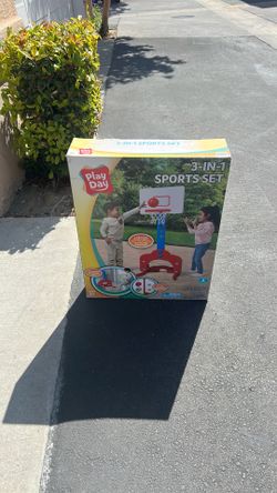 PlayDay 3-in-1 Sports Set – Great Condition