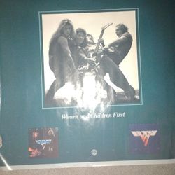 Van Halen Women And Children First Vintage Poster