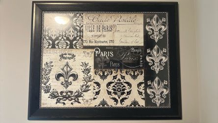 X-large Wall Image (Paris Themed)