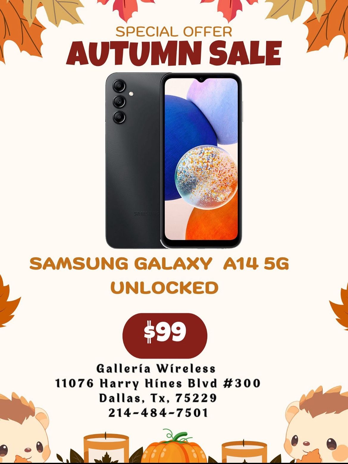 Samsung Galaxy A14 5G 64 Gb Unlocked