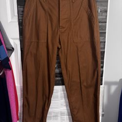 NWT Nike Life Mens Fatigue Pants Sz 32 Brown New Cargo Pants Straight Leg Medium