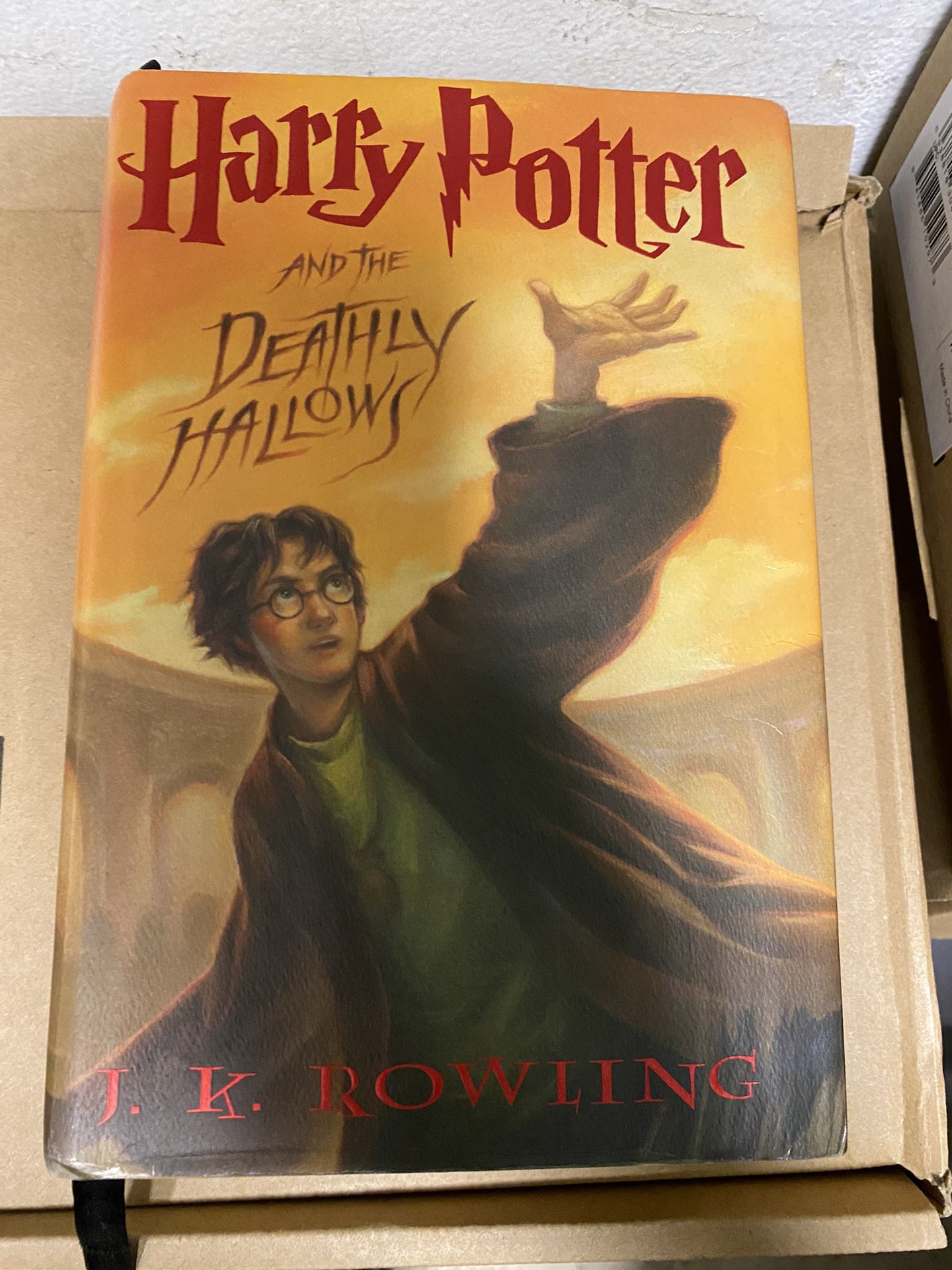 Harry Potter and the Deathly Hallows J.K. Rowling 1st/1st 2007 RARE Page Error
