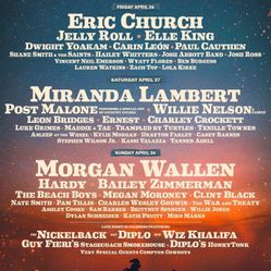 Stagecoach Country Music Festival 2025 3-day GA Ticket