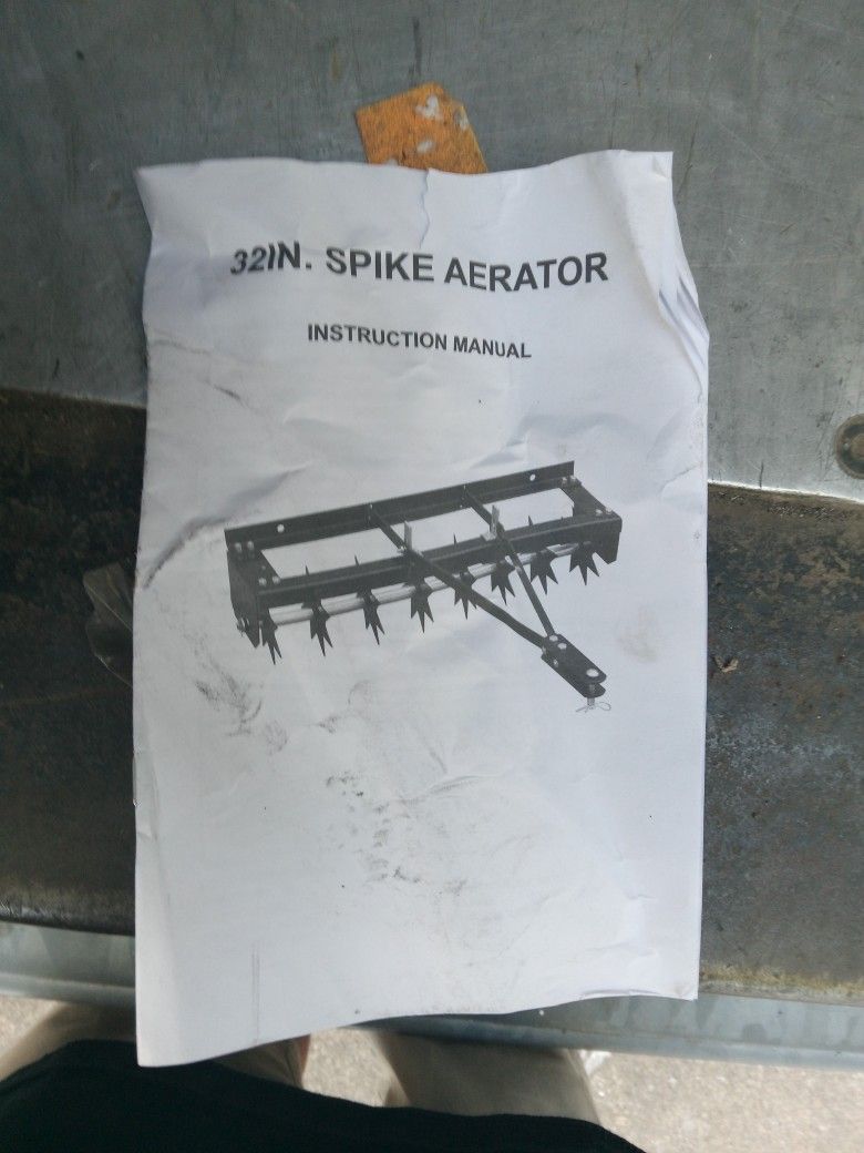 Brand New In Box Aerator For Tractor Retails For Over $100 Online Selling For $30 Pick Up In Tacoma