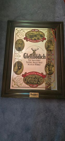 Glenfidditch whiskey pub mirror 09'