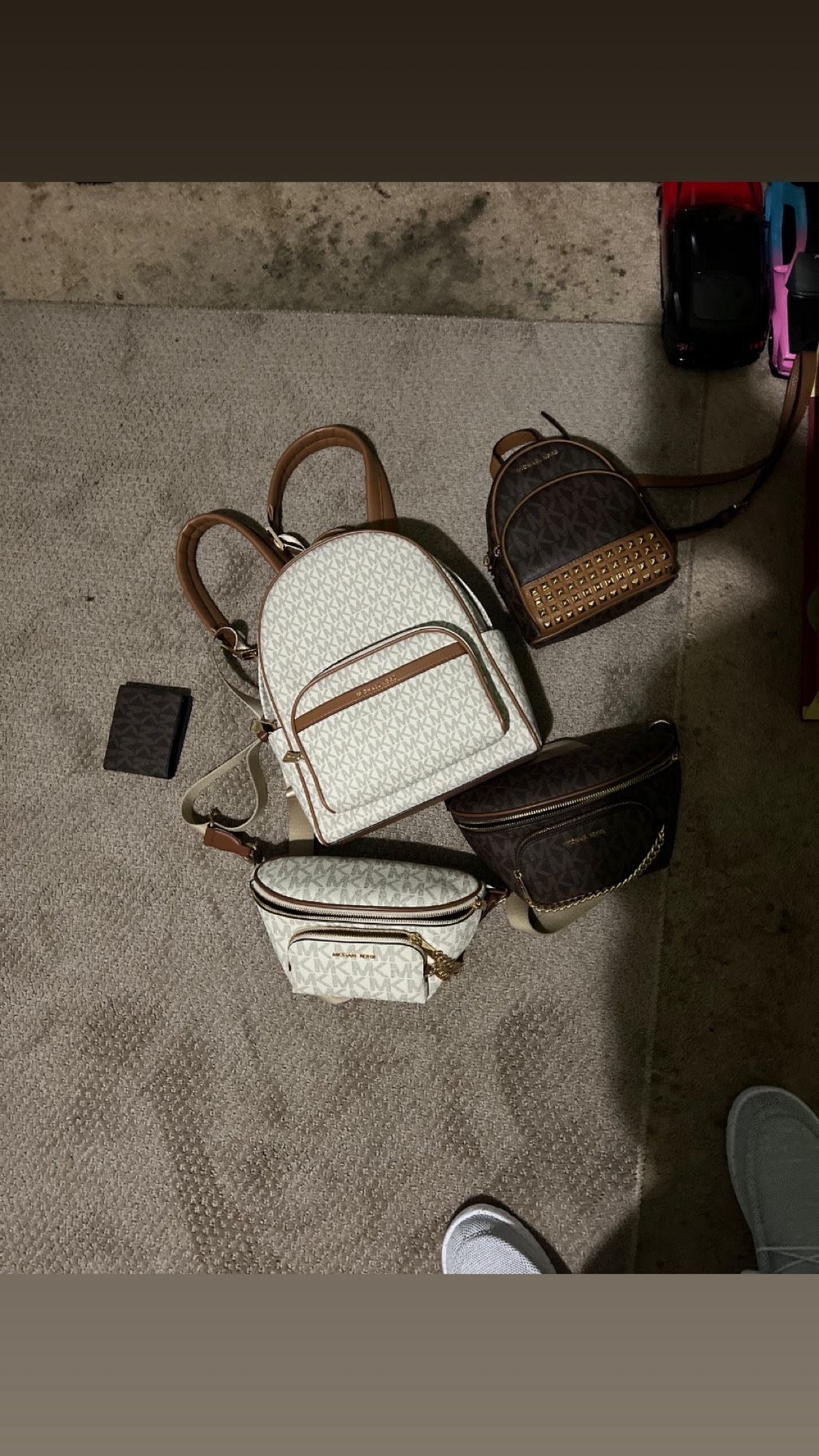 Mk Bags And Medium Size Backpack