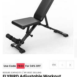 Flybird weight bench!