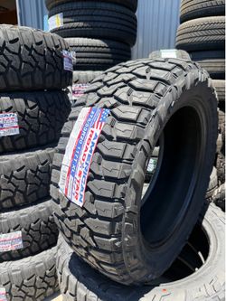 275/55/20 American Roadstar Rugged Terrain Tires installed and balanced / instaladas y balanceadas