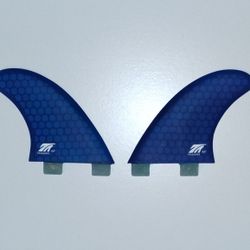 FCS 4" True Ames Hexacore Side Bites or Quad Rears surfboard fins