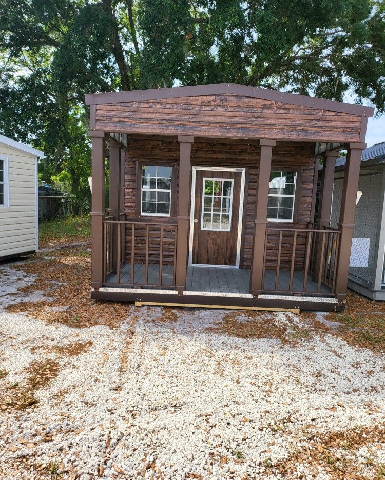 12x24 Lark Porch Model Shed