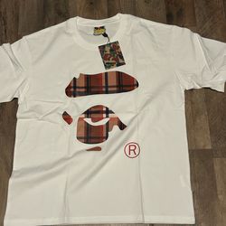 Burberry Collab brand new bape shirt good quality