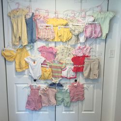 Baby Girl clothes 3-6 months mostly Baby Gap and Gymboree