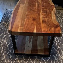 Wood Top Coffee Table