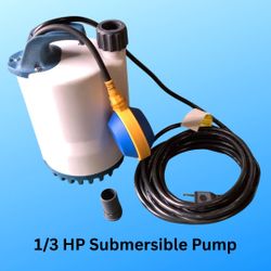 New, 1/3 Horsepower Submersible Pump