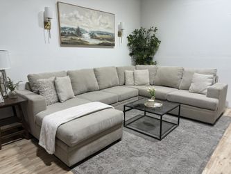 Living Spaces Sectional Couch - Delivery Available