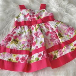 Sweet Heart Rose Floral Baby Dress *24 Months 