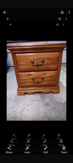 Nightstand or Hutch with desk.