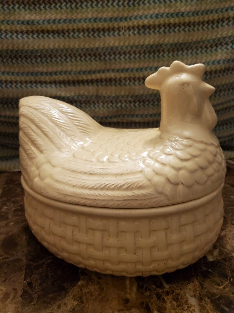 Ceramic Rooster Cookie Jar